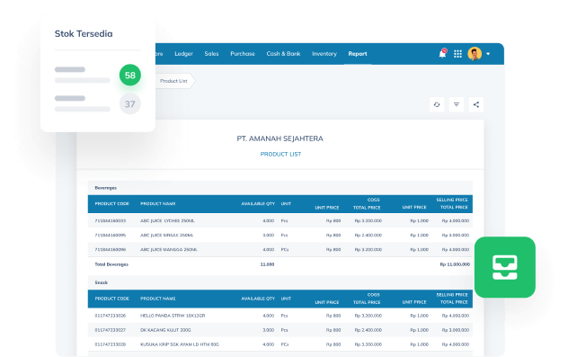 Fitur Inventory Zahir